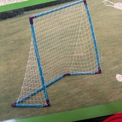未使用品　サッカーボール　空気入れ付きミニサッカーゴール　ジュニアサッカーの画像