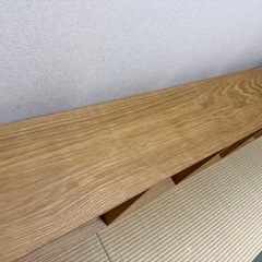 無印良品　スタッキングシェルフ　5段　オーク材の画像