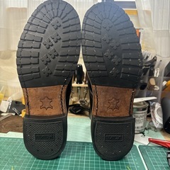レザー レースアップブーツ　ホーキンスの画像