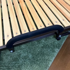 【リユース☆エコちょっぷ】美品☆折りたたみすのこベッドの画像