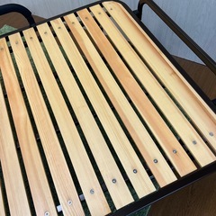 【リユース☆エコちょっぷ】美品☆折りたたみすのこベッドの画像