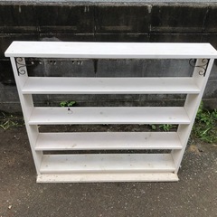雑貨屋　小物ディスプレイラック オープンラック  100cm×14cm×高さ90cmの画像