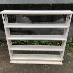 雑貨屋　小物ディスプレイラック オープンラック  100cm×14cm×高さ90cmの画像