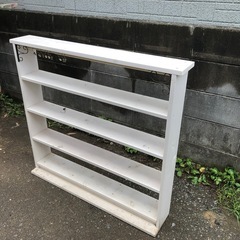 雑貨屋　小物ディスプレイラック オープンラック  100cm×14cm×高さ90cmの画像