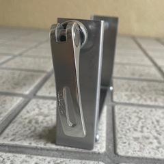 自転車用 クイックリリース式 リア用エンド金具 シルバー の画像