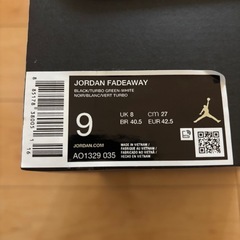 【新品未使用】NIKE Air Jordan Fadeaway 27cmの画像
