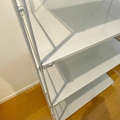 無印良品スチール　ワイド　ラック　グレーの画像