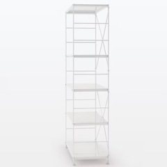 無印良品スチール　ワイド　ラック　グレーの画像