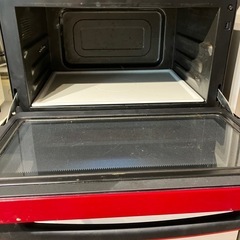 2019年製ヘルシーシェフオーブンレンジ黒皿の画像