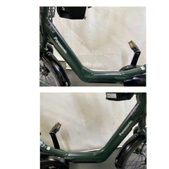 1年保証 送料無料　パナソニック　ギュットアニーズ　カーキ色　電動アシスト自転車　g930の画像
