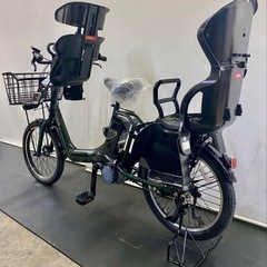 1年保証 送料無料　パナソニック　ギュットアニーズ　カーキ色　電動アシスト自転車　g930の画像