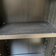 本棚　コミック本　　スライド　ダークブラウンの画像