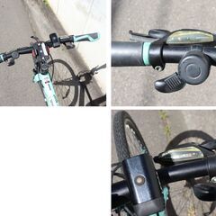 【10/2受渡完了】≪ZU1776ジ≫ Bianchi/ビアンキ クロスバイク C-SPORT1 3×8 24段変速 チェレステ 自転車/クロスオーバーバイク 運動/スポーツ 現状品の画像