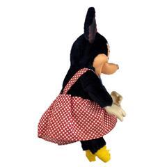 186000 現状品 Disney ディズニー ミニーマウス Vintage　80’s applause　ビンテージ　タグ付き ブラック　レッド [1000025417622]の画像