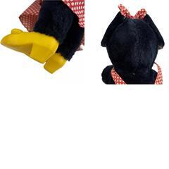 186000 現状品 Disney ディズニー ミニーマウス Vintage　80’s applause　ビンテージ　タグ付き ブラック　レッド [1000025417622]の画像