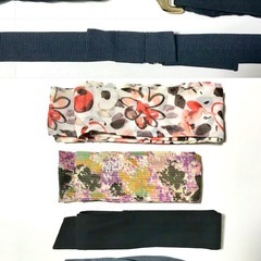 ベルト　メッシュベルト レザー　リボン　ツイリー　ストール　 ブラック　ブラウン　10個の画像