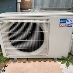 訳あり★寒冷地使用お掃除機能付★三菱ルームエアコン の画像
