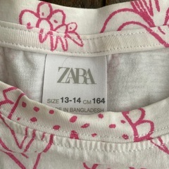 〈ZARA〉ハートTシャツ164の画像