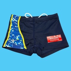✨美品✨ KONAMI  キッズ水着 上下セット 120 スイミング　セパレートの画像