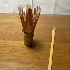 茶道具 抹茶茶碗 茶筅 茶匙&銘々皿セットの画像