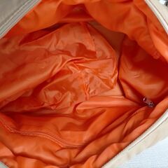 キャロウェイ ゴルフ レディース ボストンバッグ ベージュ 大容量 軽量 シンプル 中古　88254-4-005Tの画像