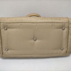 キャロウェイ ゴルフ レディース ボストンバッグ ベージュ 大容量 軽量 シンプル 中古　88254-4-005Tの画像