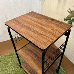 【リユース☆エコちょっぷ】美品☆ 不二貿易 レンジ台 キッチンラックの画像