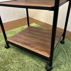 【リユース☆エコちょっぷ】美品☆ 不二貿易 レンジ台 キッチンラックの画像