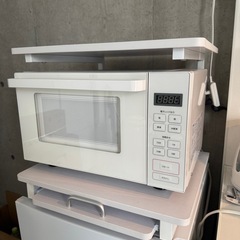 レンジラック　冷蔵庫上の画像