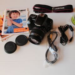 一眼レフカメラ Canon EOS Kiss X2 　レンズ２本の画像