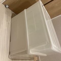 【お譲り先確定】収納ケースの画像