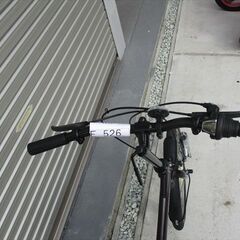 E526★　9500円★　折りたたみ中古自転車【２０インチ　パープル 】の画像
