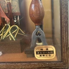 美品✨破魔弓飾り（オルゴール付き・ガラスケース入り） の画像