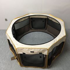 J7KH688 Pet's One ぺ ット サークル 折りたたみ メッシュ サイズ カインズ 収納 バッグ 持ち運び キャンプ アウトドア 室内 屋外 犬 猫の画像