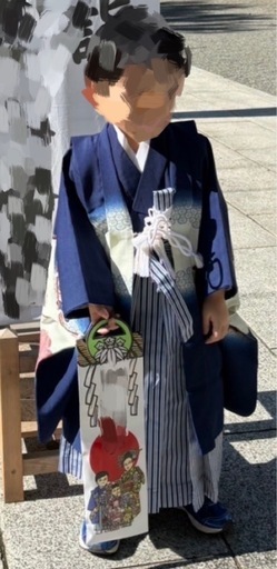 七五三　男の子　着物セット　5歳