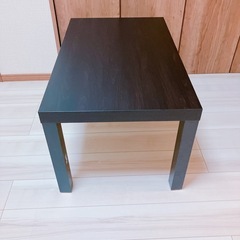 IKEA コーヒーテーブル　ローテーブル　ブラックブラウンの画像