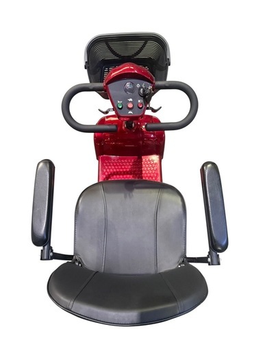 【美品】電動シルバーカー 赤 PORTUS DREAM ECO-18 付属品多数