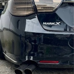 マークx  マフラー　左出し　ワンオフの画像