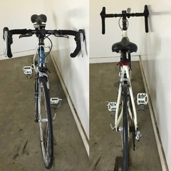 h-130△ q 岐阜発/ FUJI/ newest 4.0/ ロードバイク/ 3×8段変速/ 自転車/ 700×25c/ チューブ欠品/ 走行未確認/ 現状品/ 管12s/ R7.7/6 △の画像