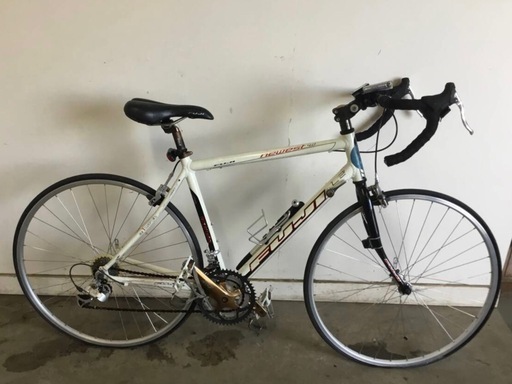 h-130△ q 岐阜発/ FUJI/ newest 4.0/ ロードバイク/ 3×8段変速/ 自転車/ 700×25c/ チューブ欠品/ 走行未確認/ 現状品/ 管12s/ R7.7/6 △