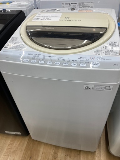 【トレファク高槻店】安心の6ヶ月間保証！取りに来られる方限定！TOSHIBA（東芝）の全自動洗濯機のご紹介です！