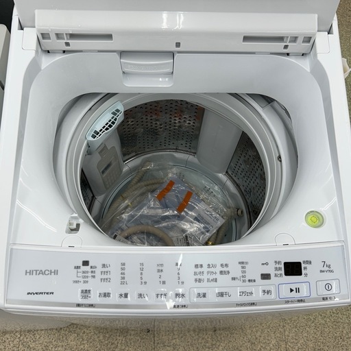 リユースのサカイ東金店 HITACHI 洗濯機 21年製 7kg TJ15074