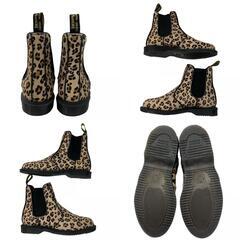 186000 Dr.Martens ドクターマーチン 23cm サイドゴアブーツ レオパード UK4 AW006  レオパード 美品 [0000000000583]の画像