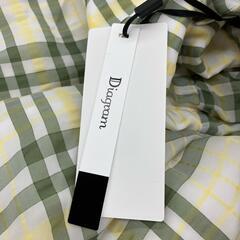 SG00001 新品未使用 Diagram ダイアグラム Diagram チェックサッカーワンピース☆定価￥58,300- 36 イエロー グレースコンチネンタル25SS レーヨン/ポリエステル レディース [0000000000585]の画像