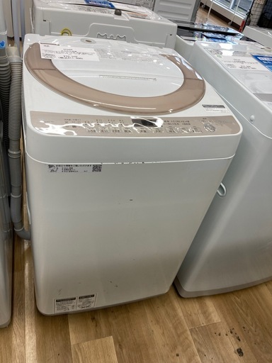 【トレファク高槻店】安心の6ヶ月間保証！取りに来られる方限定！SHARP（シャープ）の全自動洗濯機のご紹介です！