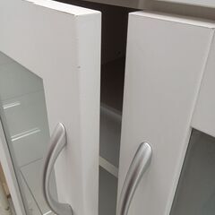 ★リユースのサカイ日立店★HJ7901  レンジ台 ホワイト H89×D39×W90 クリーニング済み の画像