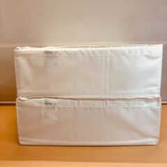 IKEA SKUBB スクッブ 収納ケース（ホワイト）44x55x19 cm ２個セットの画像