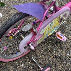 子供用 自転車 ディズニー プリンセスの画像