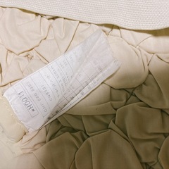 🛌ニトリ*NクールBOXシーツ(ダブル)&西川産業*ウールのベッドパッド(ダブル)set中古美品!!の画像