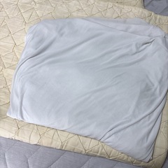 🛌ニトリ*NクールBOXシーツ(ダブル)&西川産業*ウールのベッドパッド(ダブル)set中古美品!!の画像